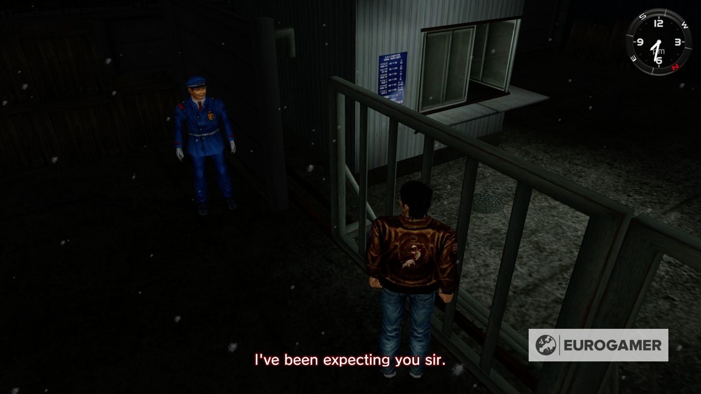Shenmue Finding the Phoenix Mirror, where to use the Mysterious Key